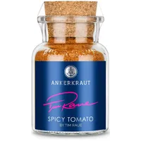 Ankerkraut Spicy Tomato Gewürz by Tim Raue, exklusive Gewürzmischung vom Sternekoch, Pasta, Pizza, Gemüse und Auflauf würzen, Tomatensauce für Nudeln, 115 g im Korkenglas