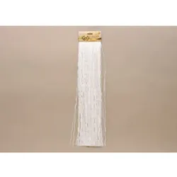 HundB Lametta Weiß gedreht 2mm x 50cm Christbaumschmuck Weihnachtsbaum Deko Lametta Baumdeko Weihnachtsdeko Baumschmuck Weißdeko