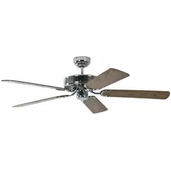 Pepeo Deckenventilator Potkuri Stahl / Eiche 132
