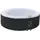 Arebos Whirlpool Ø208 cm x 68 cm Schwarz