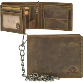 GREENBURRY Vintage Herren Geldbörse braun