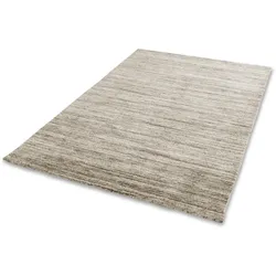 Wollteppich "Elara 6025", braun, B:70cm H:15mm L:140cm, Wolle, SCHÖNER WOHNEN-KOLLEKTION, Teppiche, handweb, Wolle, natürlich, Wohnzimmer, Schöner Wohnen Kollektion
