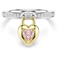 Swarovski Idyllia Motivring, Verschiedene Schliffe, Herz, Metallmix