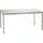 Gürkan Mehrzwecktisch grau rechteckig, Vierkantrohr grau, 180,0 x 80,0 x 75,0 cm
