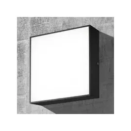 CMD Wandleuchte LED Aluminium 24 x 24 cm 10 W 3000 K 898 lm anthrazit