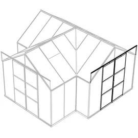 Vitavia Sirius Alu grün ESG 3 mm 13 m2 inkl. Fundament