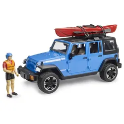 Jeep Wrangler Rubicon mit Kajak und Figur