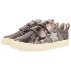 Sneaker GIOSEPPO "ALSLEV", Kinder, Gr. 31, rosa (altsilberfarben roségoldfarben), Synthetik, Textil, metallic, Glitzer, modisch, Schuhe, Plateausneaker, Klettschuh, Halbschuh mit Glitzer