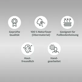 MY HOME »Toska« rechteckig 5 mm Höhe Wohnzimmer