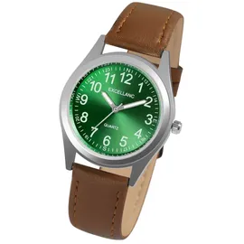 Excellanc Herren-Uhr mit Kunstlederions-Armband