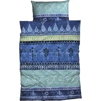Casatex Indi Biber waterblue 200 x 220 cm + 2 x 40 x 80 cm