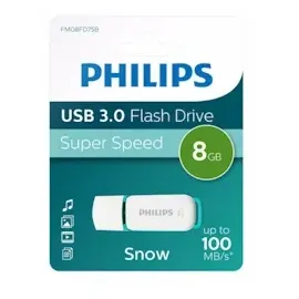 Philips Snow Edition 8 GB weiß/grün USB 3.0 FM08FD75B/00