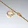 Pandora Damenring Blume, Goldfarben, 56/17,8