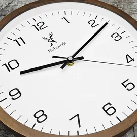 Holzwerk Germany Holzwerk Wanduhr 30 cm 30 braun
