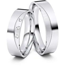 Trauringe Jena 333er Weiflgold - 6916