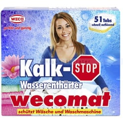 Wasserenthärter Wecomat Kalk-Stop Tabs 51x16 g 16 g, 51 Tabs, schützt vor Kalkablagerungen