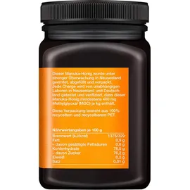 MELPURA Manuka-Honig MGO 400+ aus Neuseeland