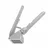Westmark Knoblauchpresse Extracta Retro silber