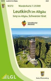 W272 Wanderkarte 1:25 000 Leutkirch Im Allgäu  Karte (im Sinne von Landkarte)