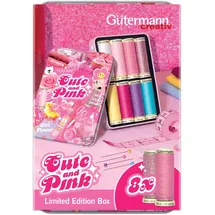 Gütermann Creativ Cute and Pink Nähgarnbox - Limitierte Edition Näh- und Stickgarn, 8 Spulen - 1 Set