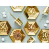 30. Geburtstag Geburtstagsdeko Party Set Zahl 30 Jahre gold Partyartikel