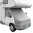 PRO PLUS Frontscheibenabdeckung Wohnmobil o. Campingbus – Windschutzscheibe Abdeckung Isolierung Passgenau Frontscheiben Schutz Kompatibel mit Fiat Ducato X230 ab 1994 & X244 ab 2002)