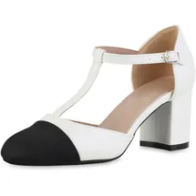 VAN HILL Damen Mary Janes in Weiss