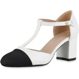 VAN HILL Damen Mary Janes in Weiss