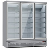 Gastro Flaschenkühlschrank Kühlschrank Gewerbekühlschrank 1530 L 1880x710x1997mm 3 Glastüren | + GROJU Geschirrtuch