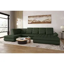 99rooms Toscana Wohnlandschaft Velours VOGUE Wintermoos Rechts