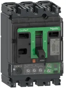 Schneider Electric C10F34V040 Kompaktleistungsschalter ComPacT NSX100F mit Micrologic 4.2 40A, 3P3D 36kA/415V AC