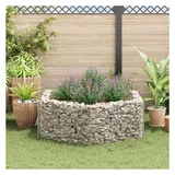 vidaXL Sechseckiges Gabionen-Hochbeet 160 × 140 × 50 cm