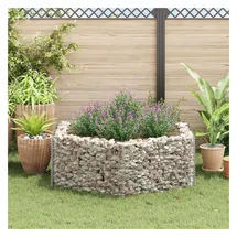 vidaXL Sechseckiges Gabionen-Hochbeet 160 × 140 × 50 cm