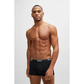 Boss für Herren. 50475274 3er-Pack Boxershorts schwarz, grau, weiß S, Heimtextilien, Baumwolle,