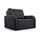 moeblo Schlafsessel Porto 101 x 90 x 100 cm Grau mit Relaxfunktion