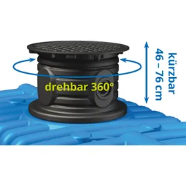 4rain Flachtank Paket 9000 l blau