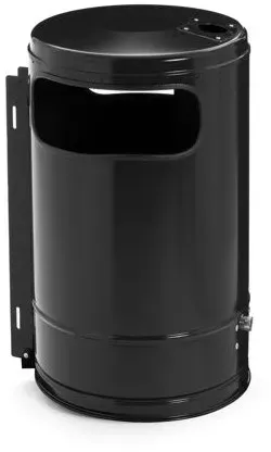 Hardwex Wandabfallbehälter 42 l, schwarz