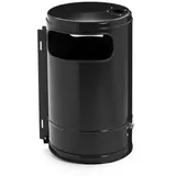 Hardwex Wandabfallbehälter 42 l, schwarz
