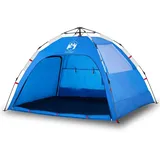 vidaXL Strandzelt 2 Personen Azurblau Quick Release Wasserdicht