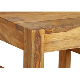 MASSIVMOEBEL24.DE Stuhl Sheesham Holz massiv braun geölt