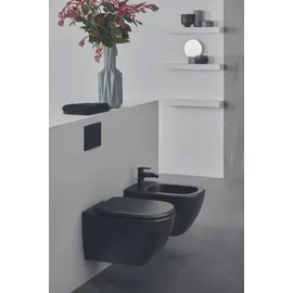 Ideal Standard Bidetarmatur Ceraline Schwarz matt