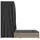 vidaXL Doppel-Sonnenliege 53 x 0 x 23 cm Grau