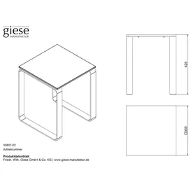 Giese Safeline Badhocker weiß