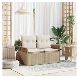 vidaXL Gartensofa Loungesofa beige