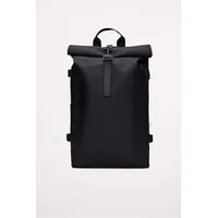 Rains Rolltop Rucksack Large Schwarz