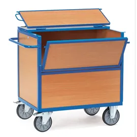FETRA Holzkastenwagen 2852 - Tragkraft 600kg TPE-Reifen