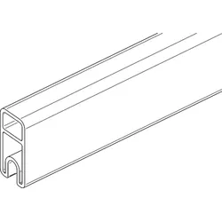 OSMO ALU-FENCE Abschlussprofil 184 x 1,9 x 4,1 cm