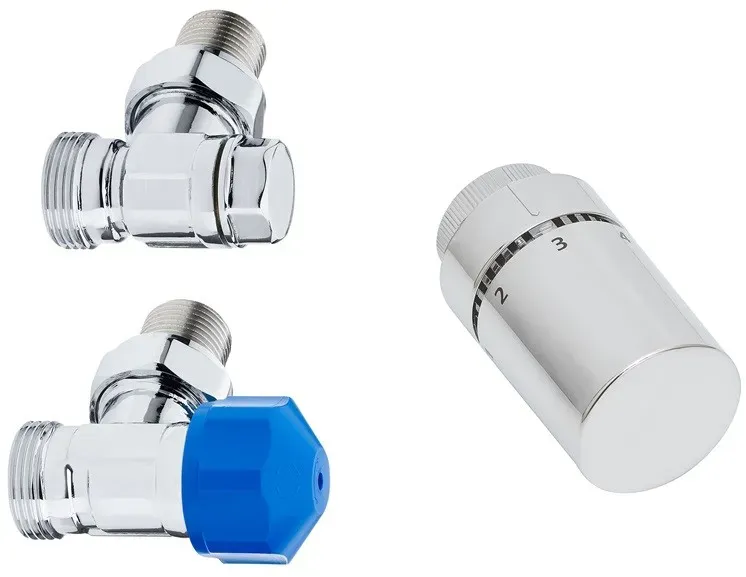 HSK Seitenanschluss Wand, Eckvariante Thermostat Set Eck (70470), 890824 890824