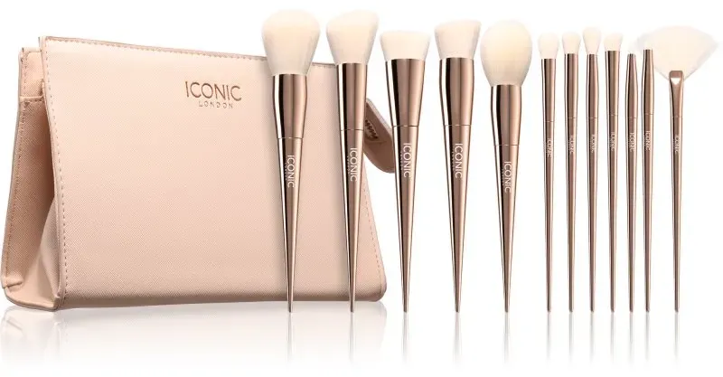 ICONIC London Ultimate Brush Set Pinselset mit Täschchen