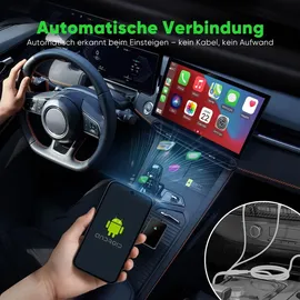 salcar Wireless Carplay Adapter für Android – Dualband 5.8 GHz ohne Verzögerung